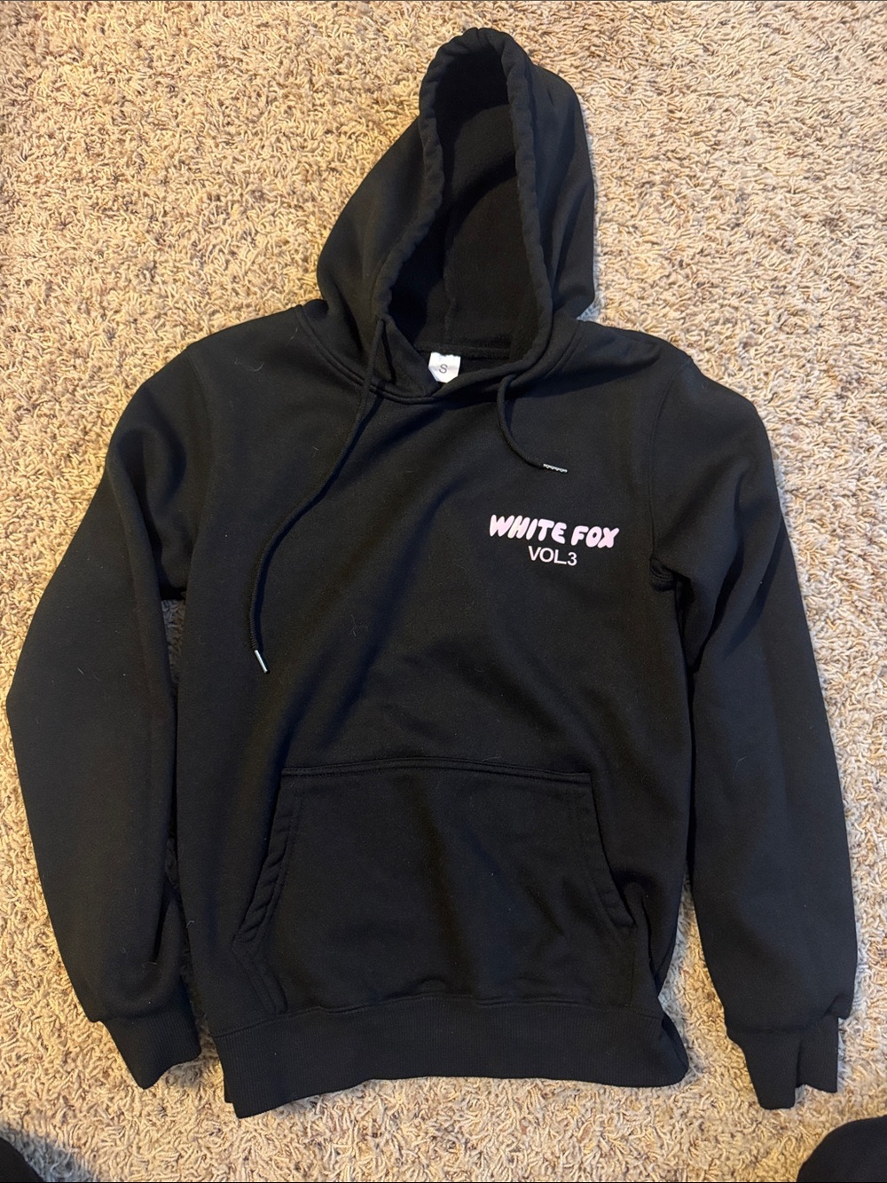 White Fox Vol.3 Black Hoodie Sweatshirt